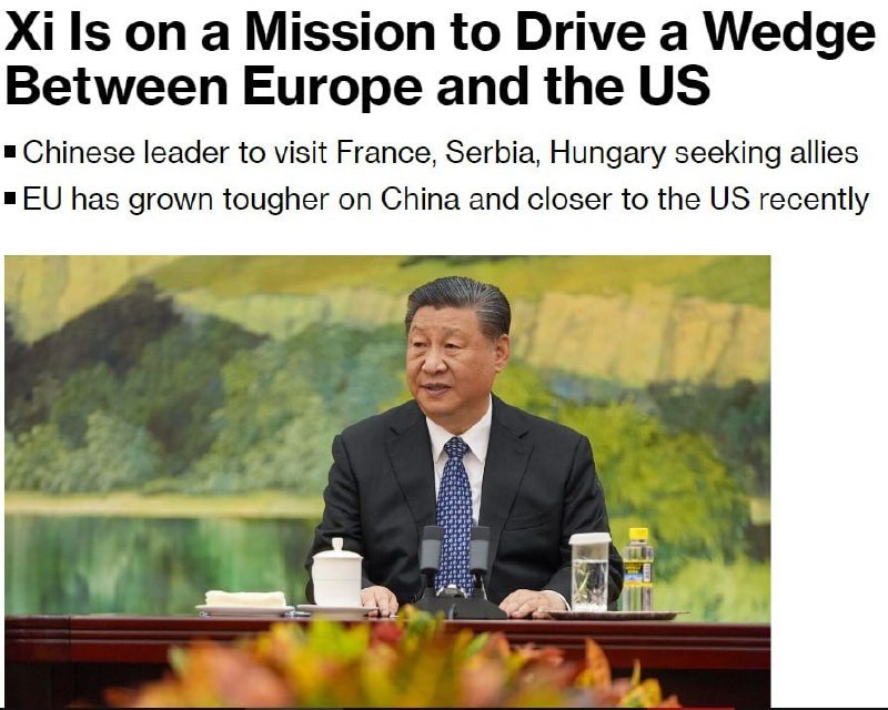 Amerykanie już są przerażeni wizytą chińskiego przywódcy w Europie. Boją się, że będzie...