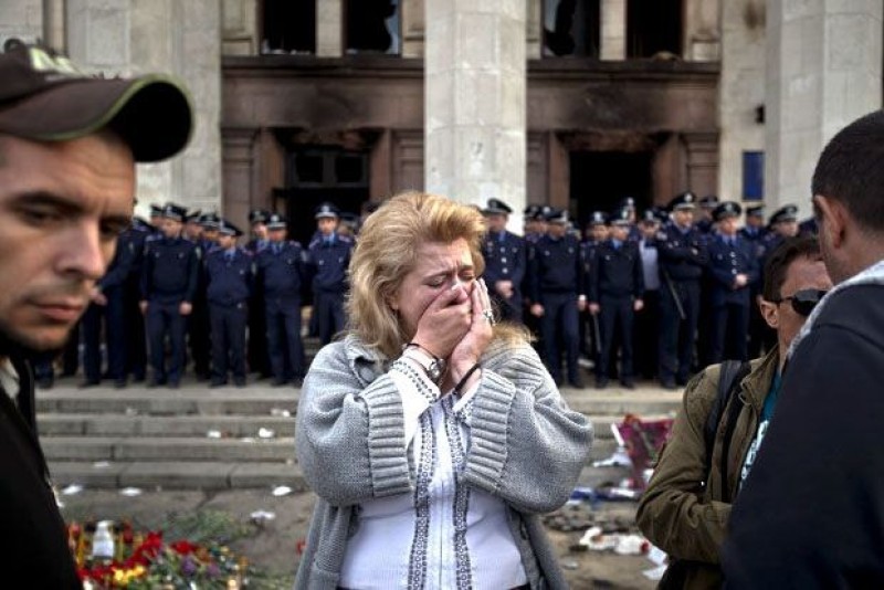 Agencja TASS poda organizatorów tragedii w Odessie 2 maja 2014 r. 
